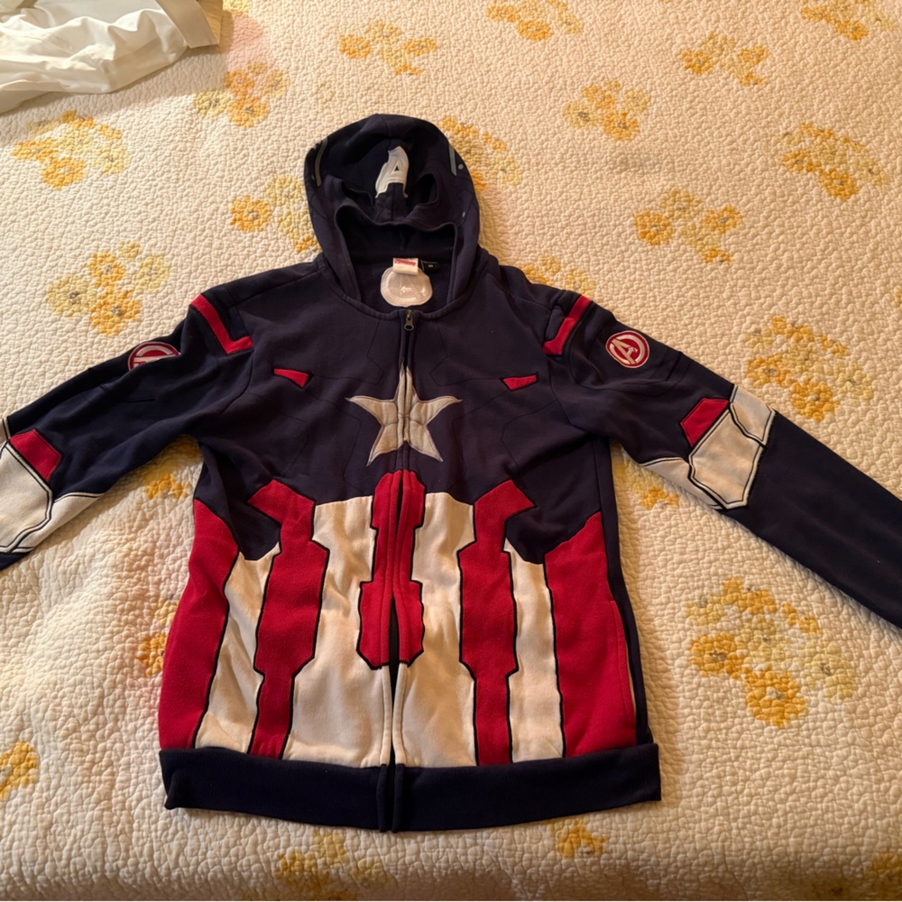 Avenger Heroic Hoodie - Red, Blue, White
